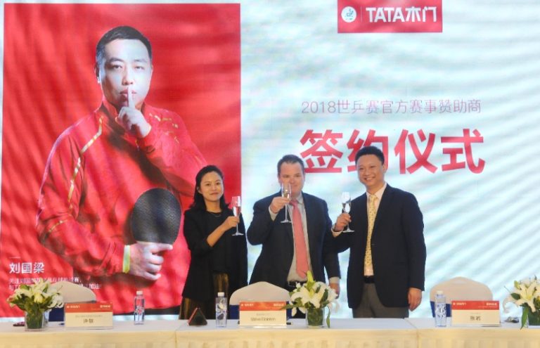 ITTF Signs Three-Year World Championships Partnership Deal with TATA Wooden Door