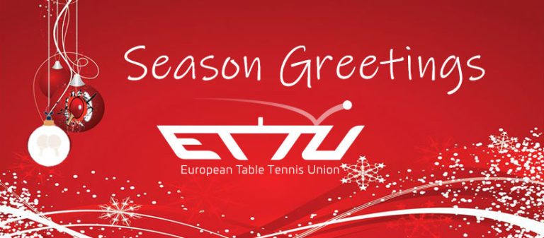 Season’s Greetings from the ETTU President!