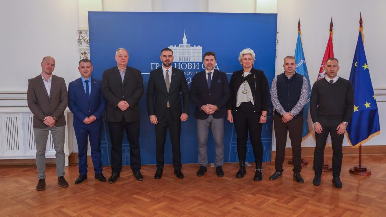 Mayor of Novi Sad Hosts ETTU President Moura