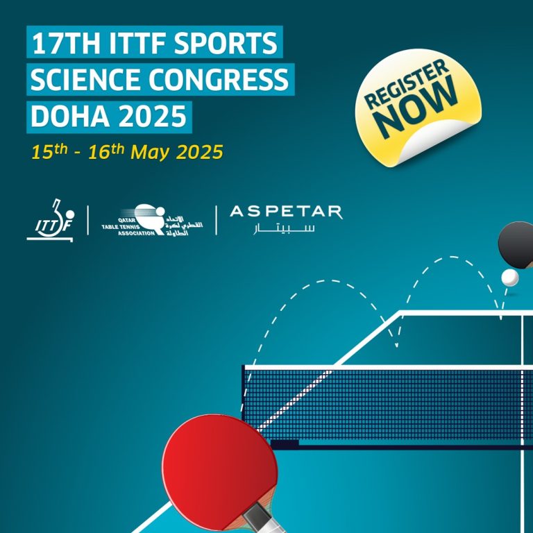 17th ITTF Sports Science Congress – Doha 2025: A Premier Event for Table Tennis Science