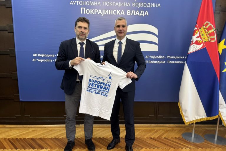 Vojvodina Secretary for Sports and Youth, BASTA, Meets with ETTU President MOURA