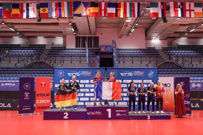 NODIN and BOCQUET Crowned Under 15 Girls Doubles Champions in Ostrava