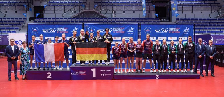 German U15 Girls Complete Golden Hat-Trick in Style in Ostrava