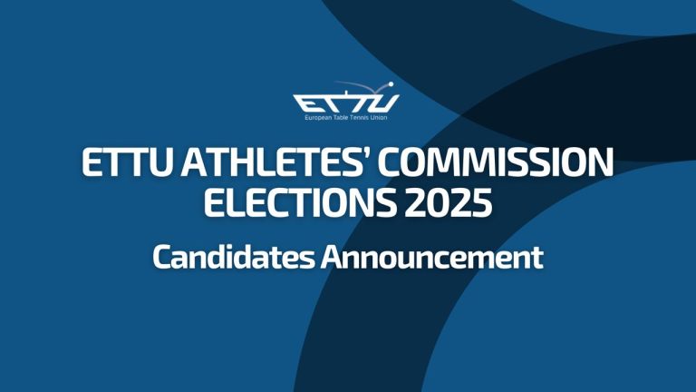 Elections for ETTU Athletes’ Commission Members to Take Place in 2025