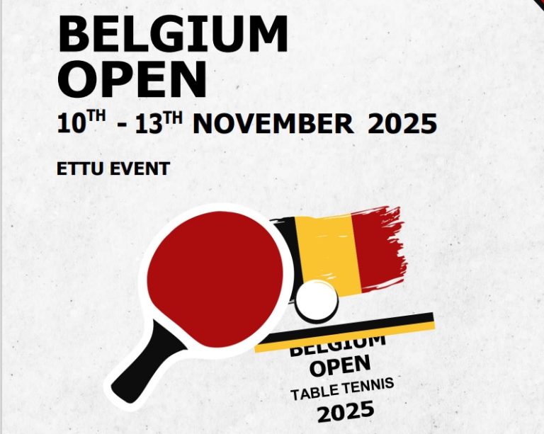 Belgium Open 2025 Set for Pepinster in November