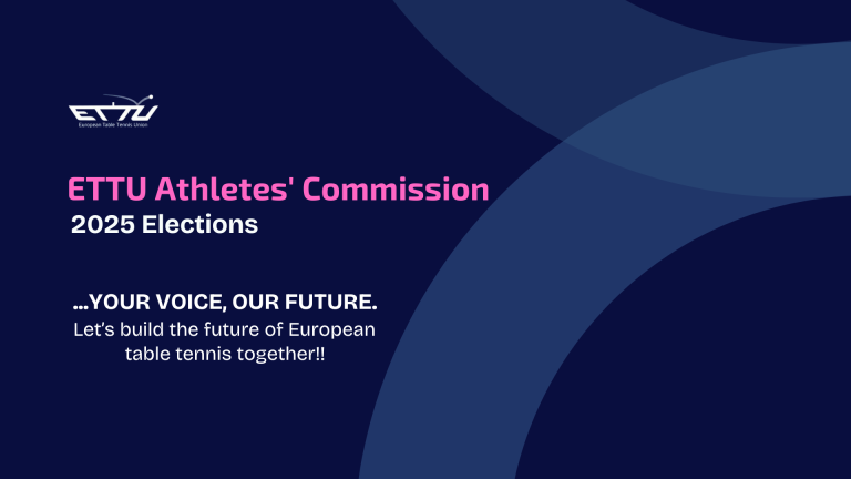 Elections for ETTU Athletes’ Commission to Take Place in Zadar on 12–14 October