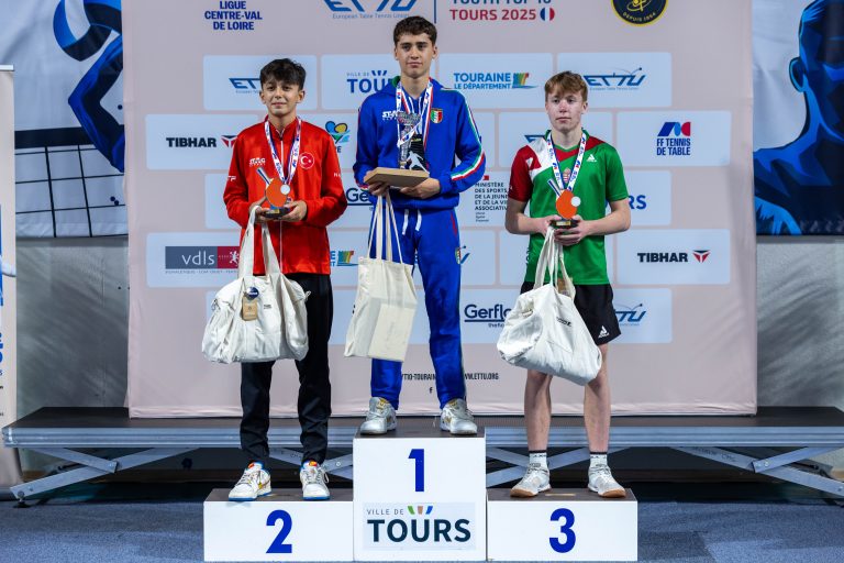 Francesco TREVISAN Wins Under 15 Boys’ Europe Top 10 Title in Tours