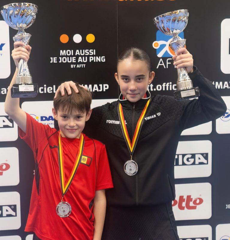 TOMA and BUCUR Triumph at the 18th STIGA Masters U11 in Belgium
