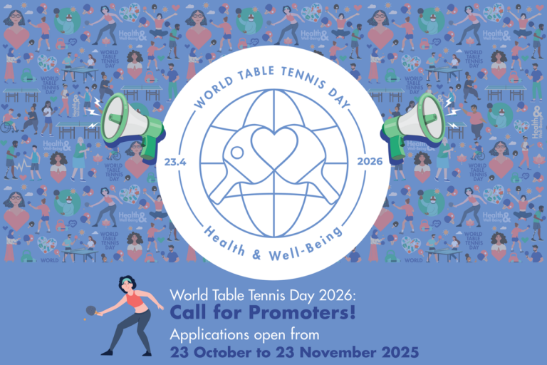 Open Call: Become a World Table Tennis Day 2026 Promoter